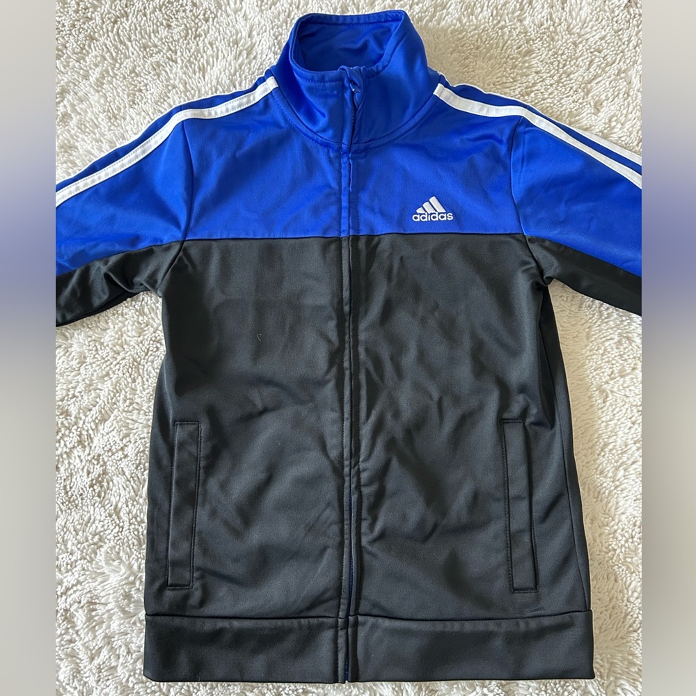 (2) Adidas Kids Blue and Black Tracksuit Sets Size 7 EUC - Picture 4 of 13